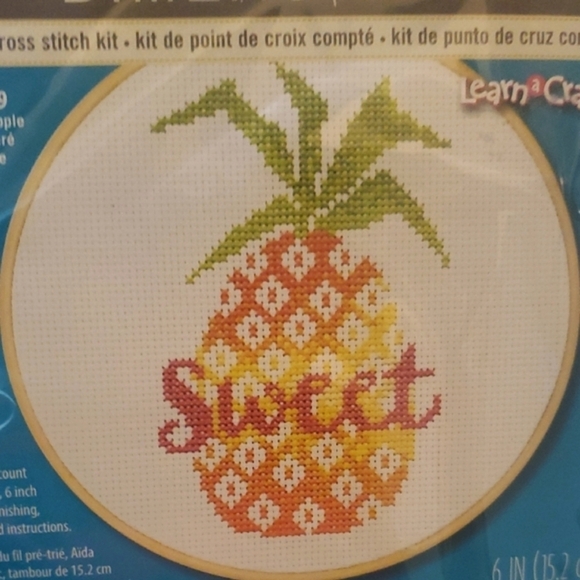 Dimensions Pineapple Cross Stitch Kit - Picture 3 of 5